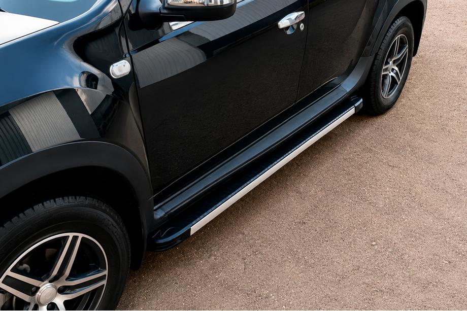 Renault Duster 2008–2017 Side steps Maya V1 (2 stuks, aluminium) Image
