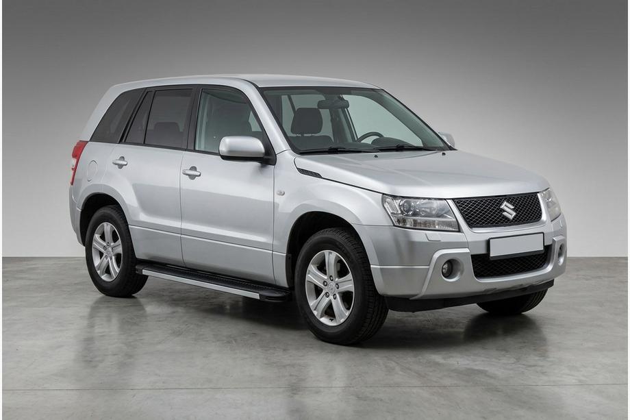 Suzuki Grand Vitara 2005–2017 Side steps Maya V1 (2 stuks, aluminium) Image
