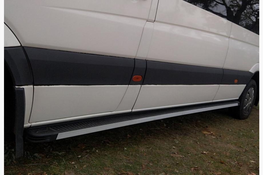 Volkswagen Crafter 2006–2016 Maya side steps (2 stuks, aluminium) Middellange wielbasis Foto 5