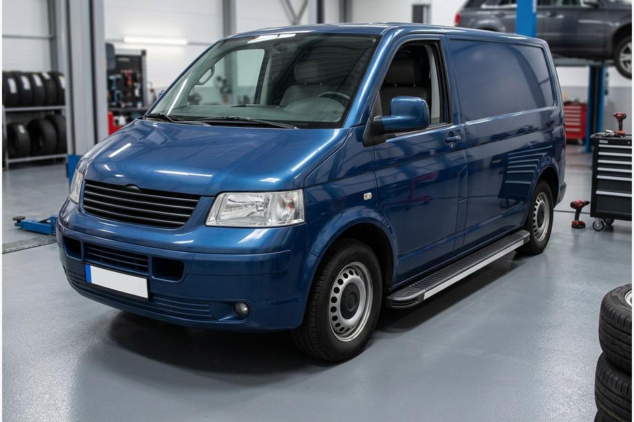 Volkswagen T5 Caravelle 2004–2010 Maya side steps (2 stuks, aluminium) Korte wielbasis Image