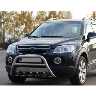 Voorste bullbar WT003 (RVS) Chevrolet Captiva 2006–2019 foto 2