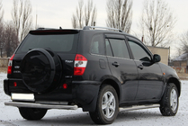 Chery Tiggo 1 2005–2016 Achterbeschermbeugel (RVS) Ø60 mm foto 3