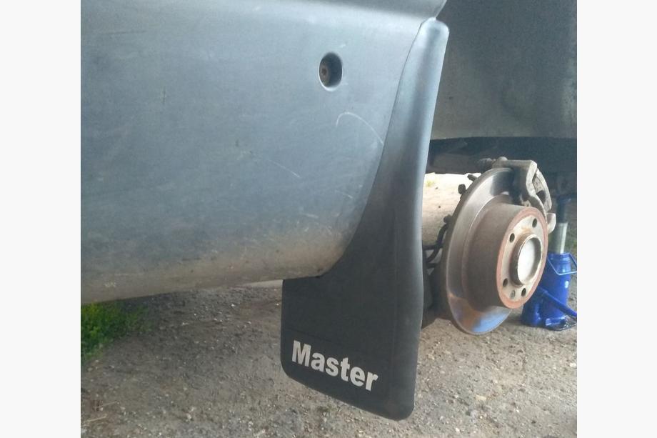 Renault Master 1998–2010 Premium spatlappen met uitsparing (2 st., rubber) Image