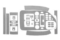 Mercedes Vito W638 1996–2003 Dashboardpanelen Meric (1999-2003) Carbonlook foto 5