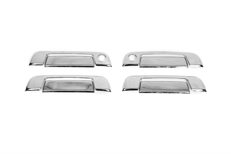 BMW 5 Serie E34 1988–1995 Chroom deurgreep covers (set van 4) Gepolijst roestvrij staal (voorste deurgrepen) Foto 2