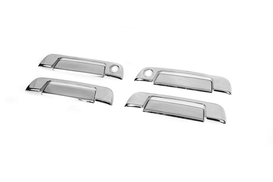 BMW 5 Serie E34 1988–1995 Chroom deurgreep covers (set van 4) Gepolijst roestvrij staal (voorste deurgrepen) Foto 3
