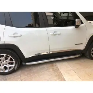 Deurstrip (set van 4, RVS) Jeep Renegade 2014– foto 2