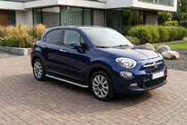 Fiat 500X 2014–2024 Maydos V1 side steps (set van 2, aluminium/RVS) foto 1