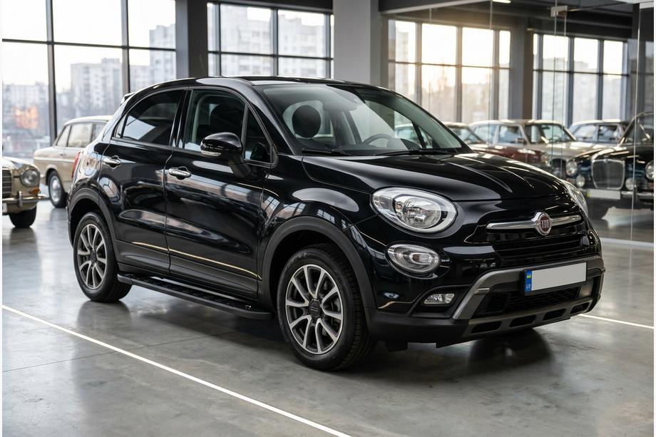 Fiat 500X 2014–2024 RedLine Black zijtreden (2 st., aluminium) Image