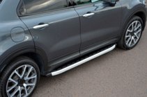 Fiat 500X 2014–2024 Fullmond side steps (2 stuks, aluminium) foto 1