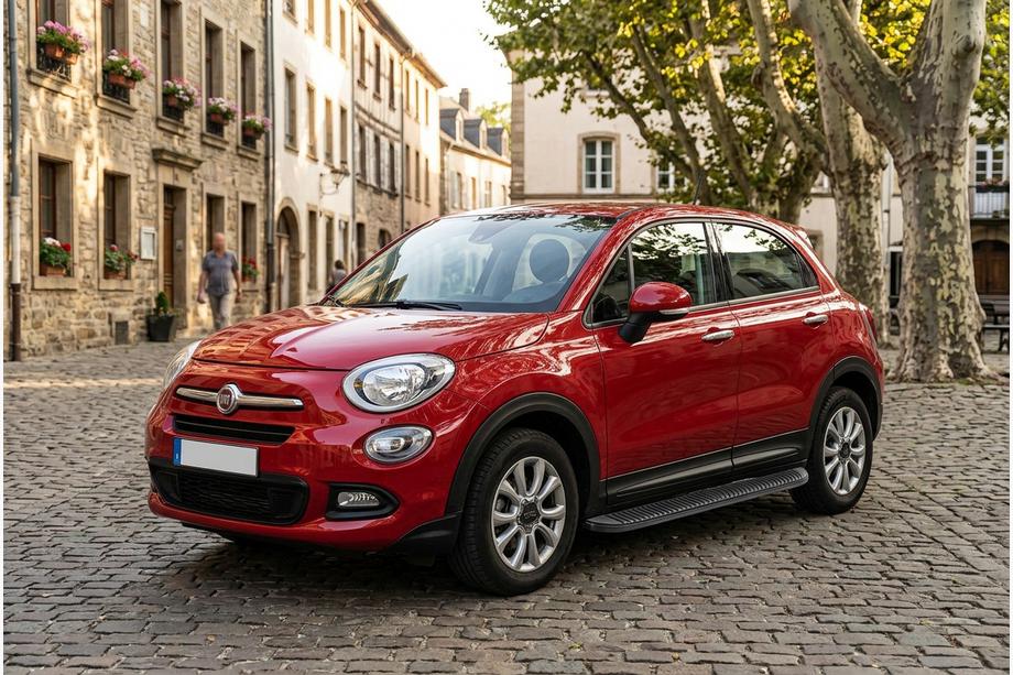 Fiat 500X 2014–2024 Side steps Tayga Black (2 stuks, aluminium) Image