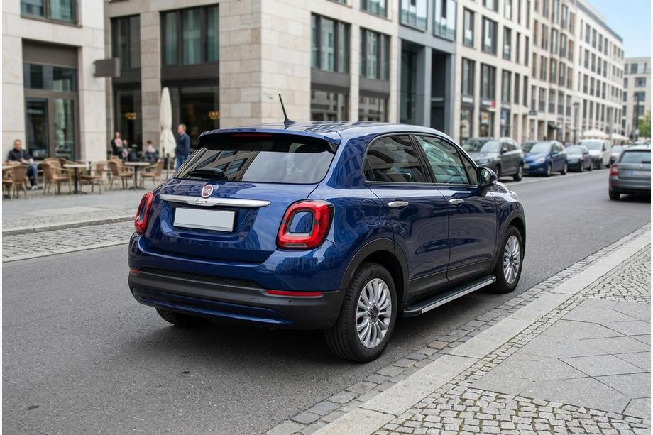 Fiat 500X 2014–2024 Side steps Maya V1 (2 stuks, aluminium) Image