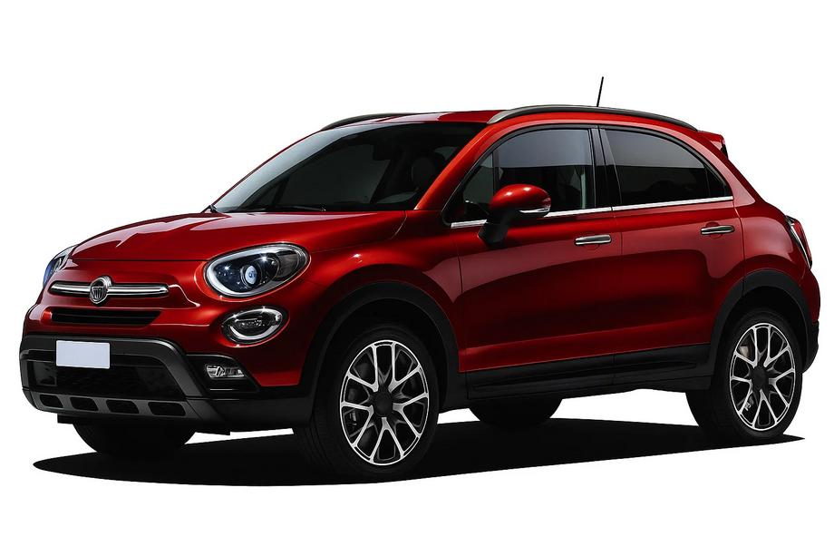 Fiat 500X 2014–2024 Chromen raamomlijsting (4 stuks) Image