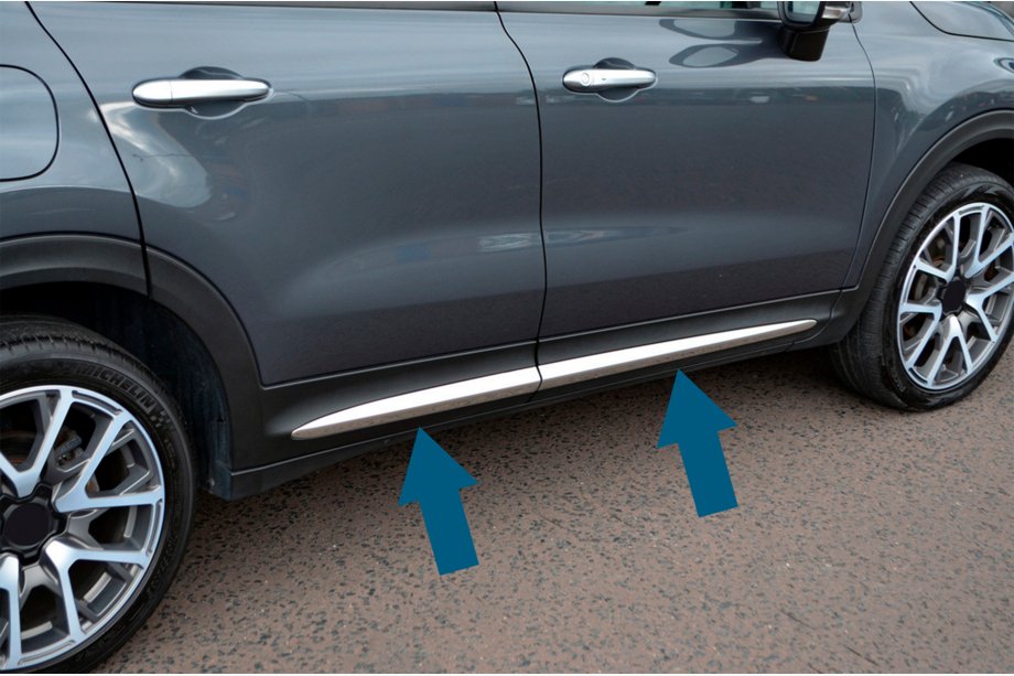Fiat 500X 2014–2024 Deursierlijst (4 stuks) Foto 2