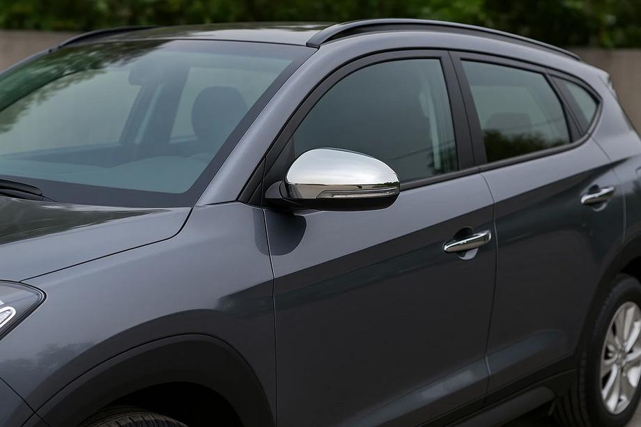 Hyundai Tucson TL 2016–2021 RVS spiegelkappen (set van 2) Image