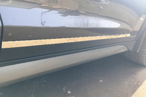 Hyundai Tucson TL 2016–2021 Smalle deurstrip set (4 stuks, RVS) foto 3