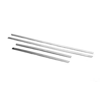 Smalle deurstrip set (4 stuks, RVS) foto 4