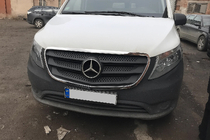 Mercedes Vito/V-klasse W447 2014– Grilleomlijsting (2 st., RVS) foto 3
