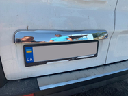 Renault Trafic 2015– RVS sierstrip boven kentekenplaat Carmos - Turks staal foto 6