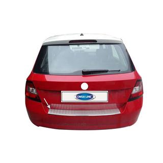 RVS beschermplaat achterbumper Skoda Fabia 2014–2021 foto 1