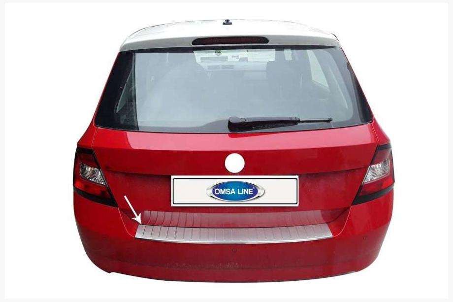 Skoda Fabia 2014–2021 RVS beschermplaat achterbumper Image
