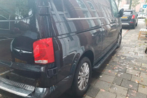 Volkswagen T6 2015–2024 Allmond Black zijtreden (2 st., aluminium) Lange wielbasis foto 2