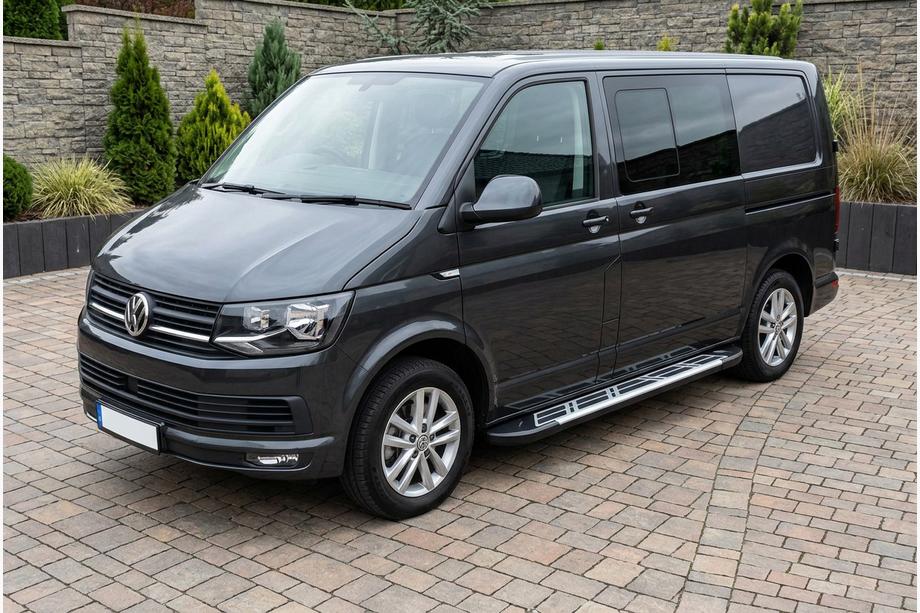 Volkswagen T6 2015–2024 Sunrise side steps (2 stuks, aluminium) Korte wielbasis Image