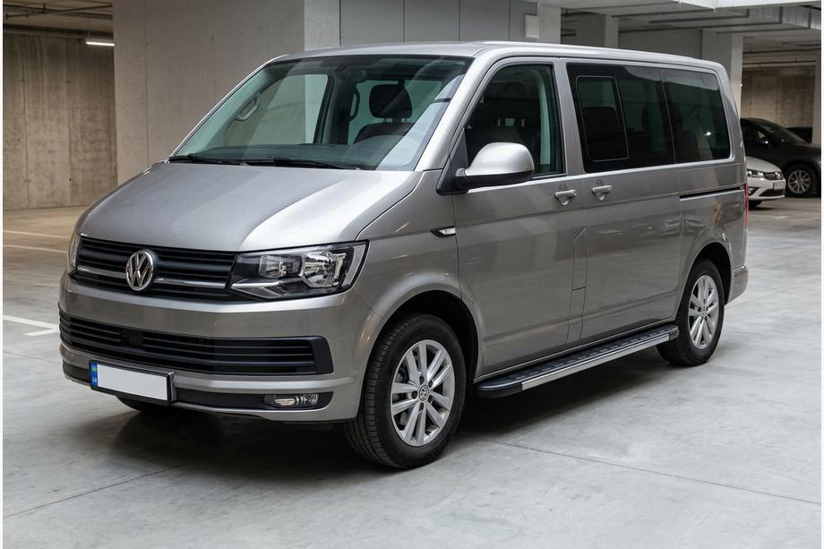 Volkswagen T6 2015–2024 Duru zijtreden (set van 2, aluminium) Korte wielbasis Image
