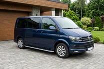 Volkswagen T6 2015–2024 Side steps Tayga Grey (set van 2, aluminium) Alleen voor korte wielbasis foto 1