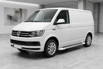 Volkswagen T6 2015–2024 Allmond White zijtreden (2 st., aluminium) Lange wielbasis foto 1