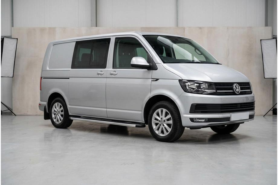 Volkswagen T6 2015–2024 Fullmond side steps (2 stuks, aluminium) Korte wielbasis Image