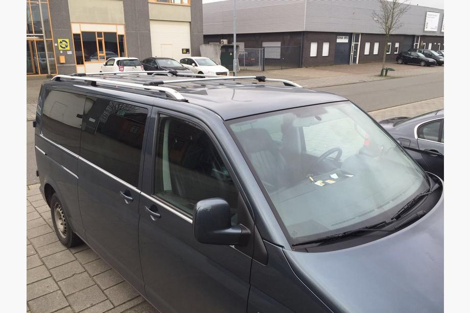 Volkswagen T6 2015–2024 Dakrails CROWN (mat grijs) Lange wielbasis Foto 12