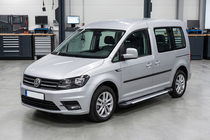 Volkswagen Caddy 2015–2020 Line side steps (set van 2, aluminium) Maxi basis foto 1