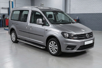 Volkswagen Caddy 2015–2020 Maydos V1 side steps (set van 2, aluminium/RVS) Maxi basis foto 1