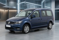 Volkswagen Caddy 2015–2020 Bosphorus Black side steps (2 stuks, aluminium) Maxi basis foto 1