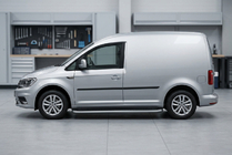 Volkswagen Caddy 2015–2020 Side steps Tayga Grey (set van 2, aluminium) foto 1