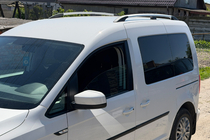 Volkswagen Caddy 2015–2020 Chroom dakrails foto 4