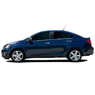 Onderste raamlijsten (RVS) Chevrolet Aveo T300 2011–2020 foto 1