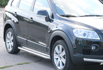 Chevrolet Captiva 2006–2019 Premium side steps (2 st., RVS) Ø60 foto 5