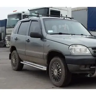 Premium side steps (2 st., RVS)