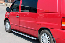 Mercedes Vito W638 1996–2003 Fullmond side steps (set van 2, aluminium) foto 3