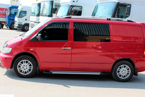 Mercedes Vito W638 1996–2003 Fullmond side steps (set van 2, aluminium) foto 5