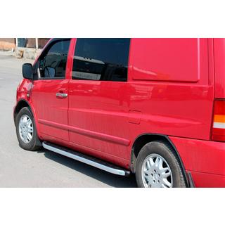 Fullmond side steps (set van 2, aluminium) Mercedes Vito W638 1996–2003 foto 4