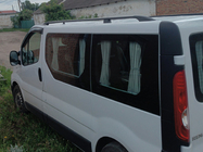 Opel Vivaro 2001–2015 Zwarte dakrails Lang, kunststof voetjes foto 10