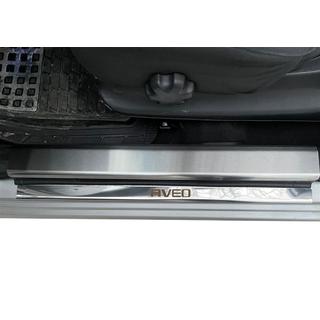 Carmos RVS instaplijsten (set 4 stuks) Chevrolet Aveo T250 2005–2011 foto 3