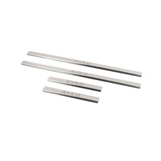Carmos RVS instaplijsten (set 4 stuks) Chevrolet Aveo T250 2005–2011 foto 1