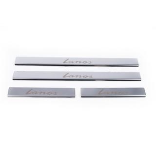 Carmos V1 instaplijsten (4 stuks, RVS) Daewoo Lanos 1998–2017 foto 2