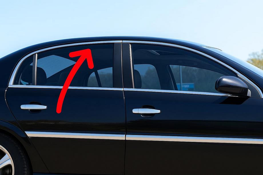 Opel Vectra C 2002–2008 Bovenste raamlijsten (4 stuks, RVS) Image