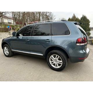 Dakrails chroom (kunststof voeten) Volkswagen Touareg 2002–2010 foto 2