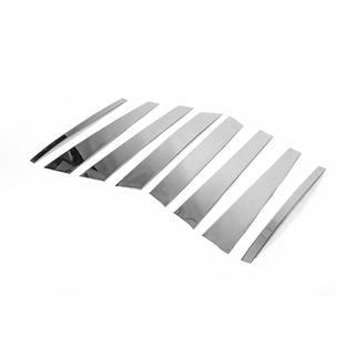 Deurstijl sierlijsten (8 stuks, RVS) BMW X5 E53 1999–2006 foto 4